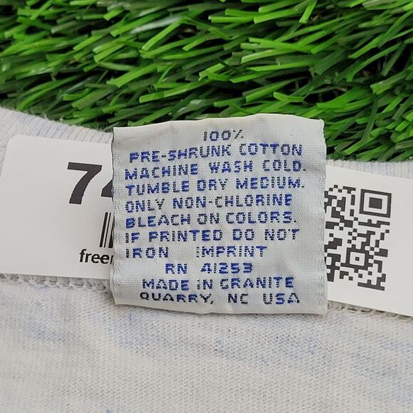 Vintage 90s Myrtle Beach Stripes Shirt Women L/XL 21x27 Blue - Picture 6 of 14